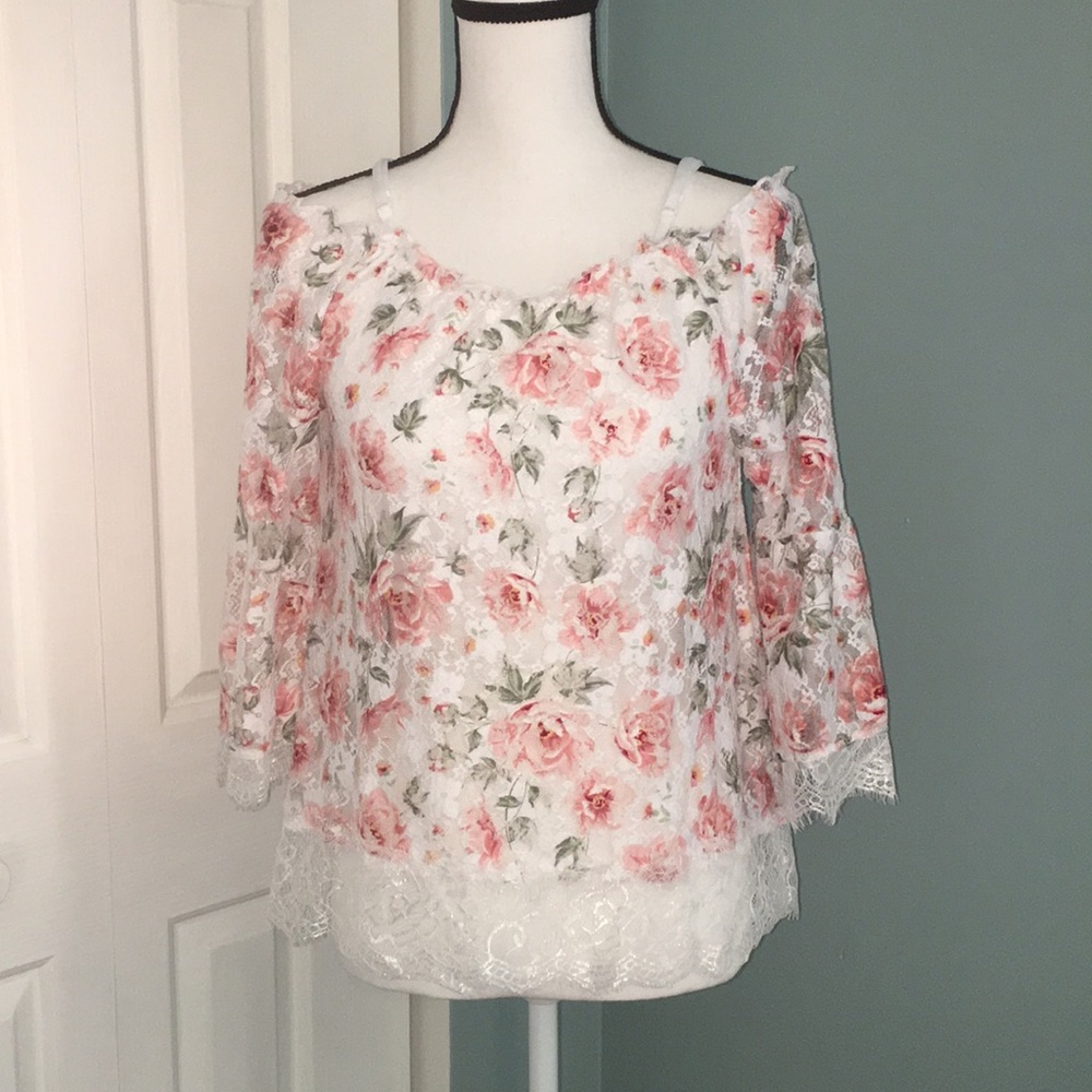 No Boundaries Lace Long Sleeve Shirt